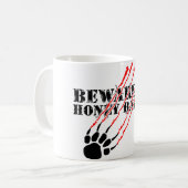 Mug Prenez garde du blaireau de miel (Devant gauche)