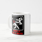 Mug Prenez garde du maître de Kung Fu (Devant gauche)