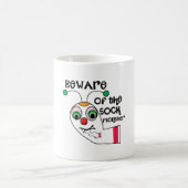Mug Prenez garde du monstre de chaussette (Centre)