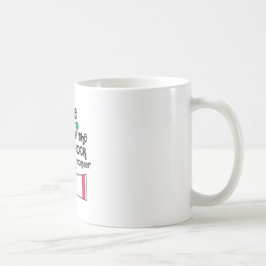 Mug Prenez garde du monstre de chaussette (Droite)