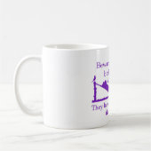 Mug Prenez garde du rat de bibliothèque tranquille (Gauche)