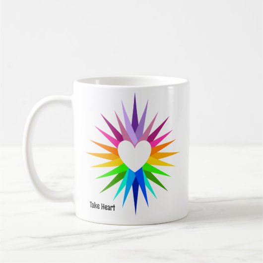 Mug "Prenez le coeur" (Gauche)