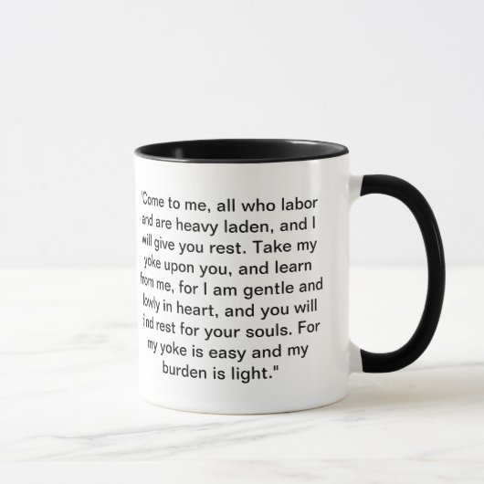 Mug Prenez-le facile (Droite)