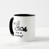 Mug Prenez-le Squeezy Fun Pun au citron (Devant gauche)
