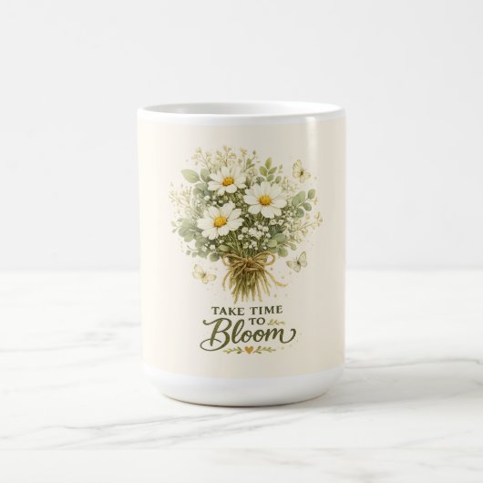 Mug Prenez le temps de fleurir | Conception de bouquet (Centre)