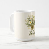 Mug Prenez le temps de fleurir | Conception de bouquet (Devant gauche)