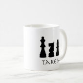 Mug Prenez-moi les pièces d'échecs (Devant droit)