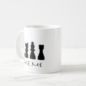 Mug Prenez-moi les pièces d'échecs (Devant gauche)