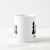 Mug Prenez-moi les pièces d'échecs (Centre)
