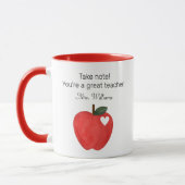 Mug Prenez note Vous êtes un excellent professeur,Reme (Gauche)
