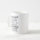 Mug Prenez plaisir dans le Seigneur Psaume 37 4 Verse (Devant gauche)