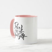 Mug Prenez soin de vous-même (Devant gauche)