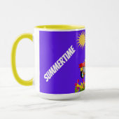 Mug Prenez Un Bon Café À Deux Tons En Été (Gauche)