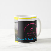Mug Prenez un saut de foi, les rêves deviennent réalit (Devant droit)
