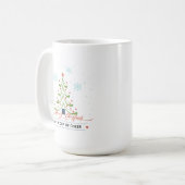 Mug Prenez une coupe de sapin de Noël personnalisé (Devant gauche)