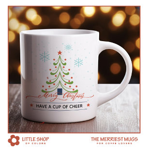 Mug Prenez une coupe de sapin de Noël personnalisé