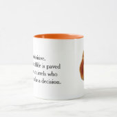 Mug Prenez une décision - écureuil (Centre)