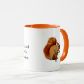 Mug Prenez une décision - écureuil (Devant droit)