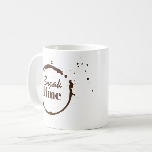 Mug Prenez une pause café (Devant gauche)