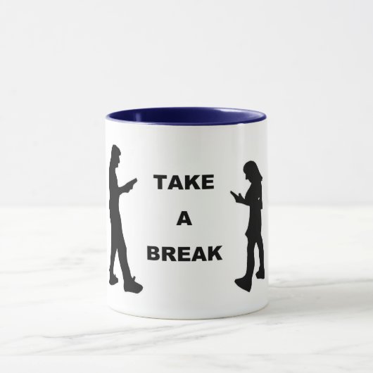 Mug Prenez une pause dans la boue (Centre)