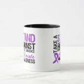 Mug Prenez une position contre la violence familiale (Centre)