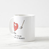 Mug Prenez votre santé au coeur (Devant gauche)