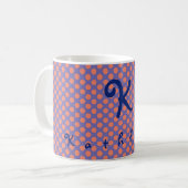 Mug Prénom personnalisé initial (Devant gauche)