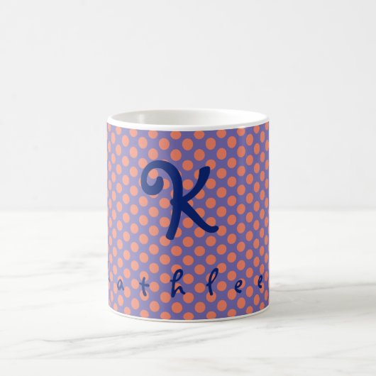 Mug Prénom personnalisé initial (Centre)