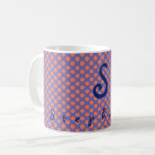 Mug Prénom personnalisé initial (Devant gauche)