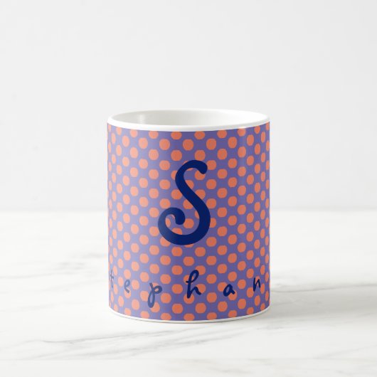 Mug Prénom personnalisé initial (Centre)
