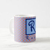 Mug Prénom personnalisé initial (Devant gauche)