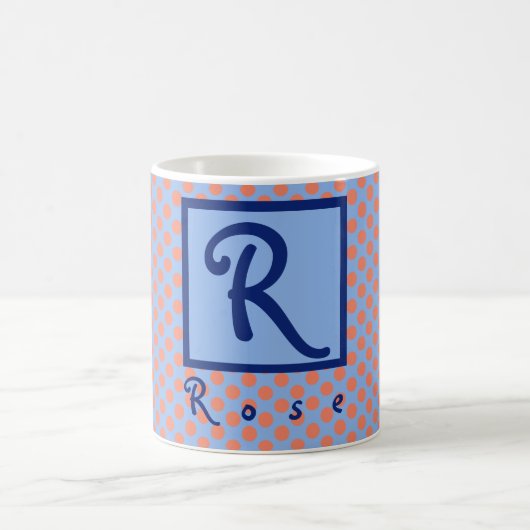 Mug Prénom personnalisé initial (Centre)