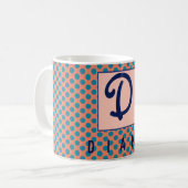 Mug Prénom personnalisé initial (Devant gauche)