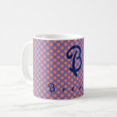 Mug Prénom personnalisé initial (Devant gauche)