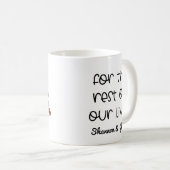 Mug Prenons le café ensemble...Nom Couples (Devant droit)