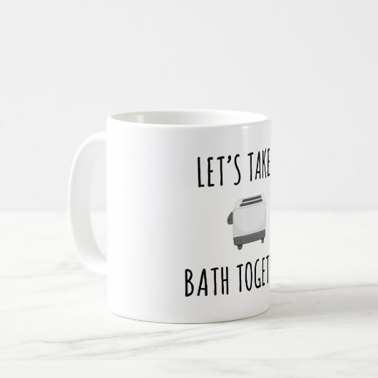 Mug Prenons un bain ensemble (Devant gauche)