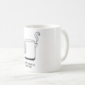 Mug Prenons un Par-Tea (Devant droit)