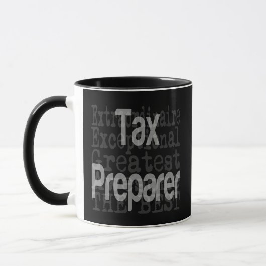 Mug Préparateur fiscal Extraordinaire (Gauche)