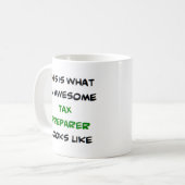 Mug préparateur fiscal, génial (Devant gauche)