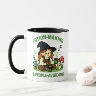 Mug Préparation de potions & évitement de personnes – 