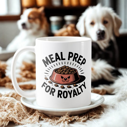 Mug Préparation de Repas pour la Royauté | Design Humo