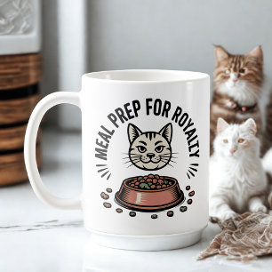 Mug Préparation de Repas pour la Royauté   Design Humo