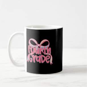 Mug Préparation rentrée scolaire 4e année rose nœud pa