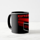 Mug Préparez pour détoner (Devant gauche)
