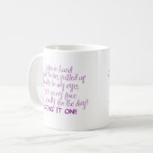 MUG PRÉPAREZ POUR LE JOUR (Devant gauche)