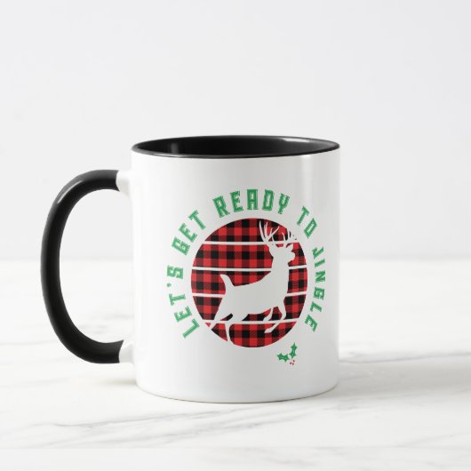 Mug "Préparons-nous à la jingle" Noël (Gauche)