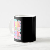 Mug Preppy Bruh We Back Groovy Back To School Teacher  (Devant gauche)