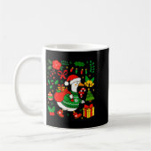 Mug Preppy Christmas Santa Gooses Bow Xmas Tree Funny (Gauche)