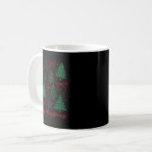 Mug Preppy Christmas Tree Merry Xmas Girly Coquette Ki (Devant gauche)