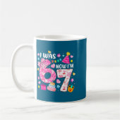 Mug Preppy Coquette Bow I Was 6 Now I'm 7 7th Birthday (Gauche)